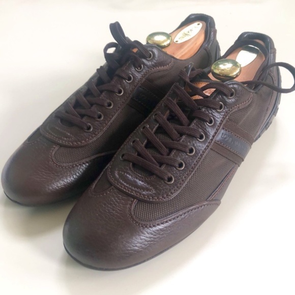 Louis Vuitton Authentic Leather Sneakers Sz 8 - Picture 1 of 14